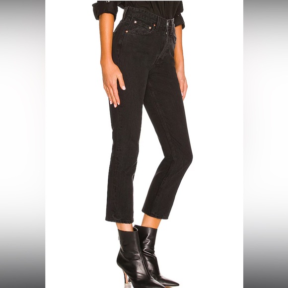 GRLFRND Karolina High Rise Straight Crop Jean in East Side - Picture 3 of 11